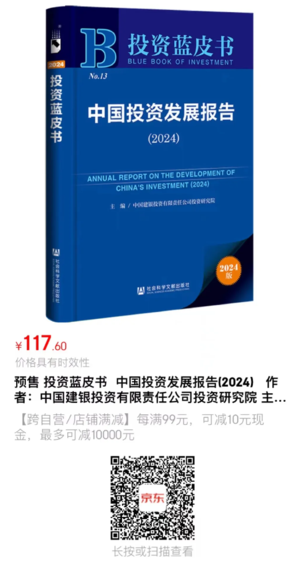 推荐 投资蓝皮书： 中国投资发展（2024）